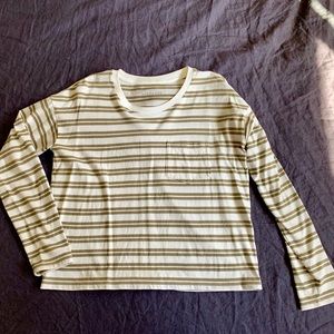 Everlane Long-Sleeve Box-Cut Tee